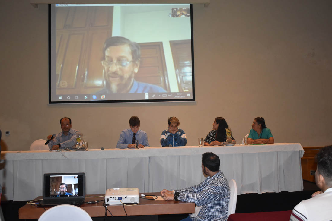 Panel discussion on “The Imperative of Youth Activism on Climate Change” (Participated by POP Chief Mentor, Dr. R.K. Pachauri via Skype)