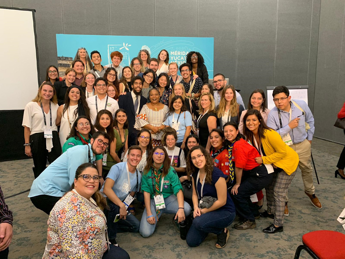 5. The POP Movement and Ms. Leimah Gbowee at the session the 'Future of Social Innovation for Peace and Sustainable Development' at the World Summit of Nobel Laureates, Yucatan Sep 19-22, 2019.