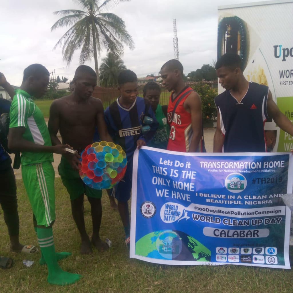 Clean-up drive and awareness campaign in Calabar, Cross River State, Nigeria on Sep 21, 2019