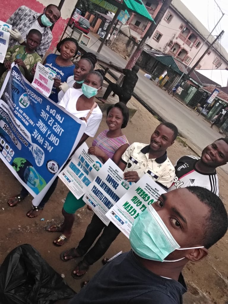 Clean-up drive in Calabar, Cross River State, Nigeria