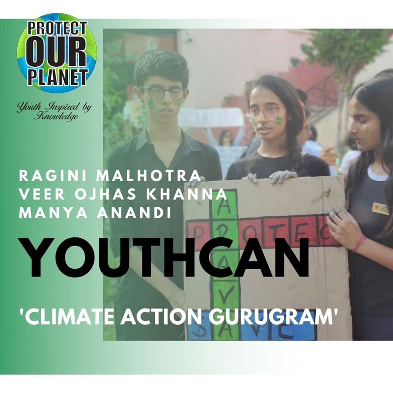 Ragini Malhotra, Veer Ojhas Khanna and Manya Anandi – Climate Action Gurugram
