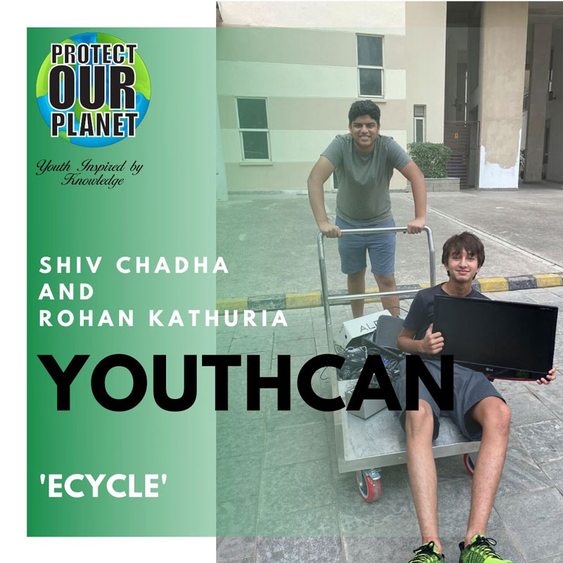 Shiv Chadha and Rohan Kathuria – Project eCycle