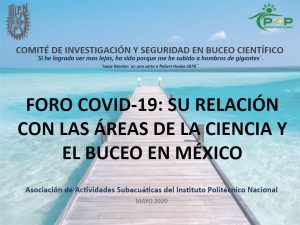 POP-IPN Divers Conferences: COVID-19 and its implications on Diving