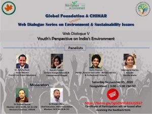 Web-dialogue on India's Environment and Sustainability: Global Foundation and CHINAR