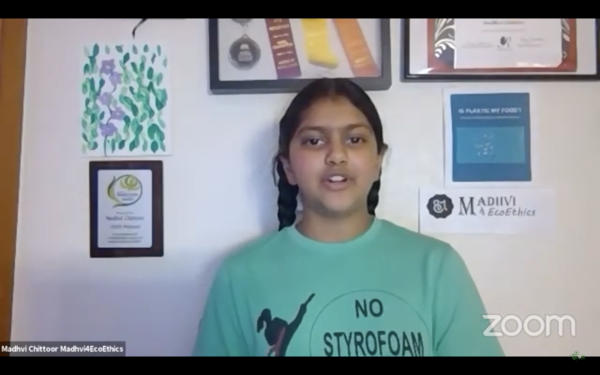 Honorary POP Ocean Mentor Interviews Madhvi Chittoor, the 9-year-old _No Styrofoam Ninja