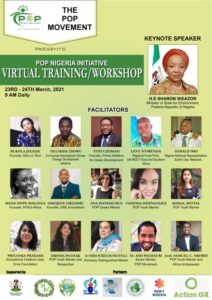 POP Nigeria Initiative - Workshop and Training on March 23 and 24, 2021