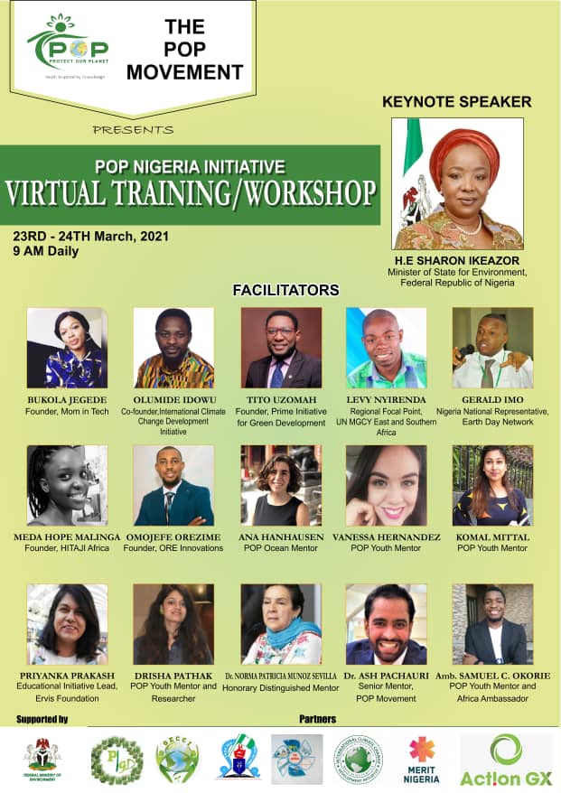 POP Nigeria Initiative - Workshop and Training on March 23 and 24, 2021