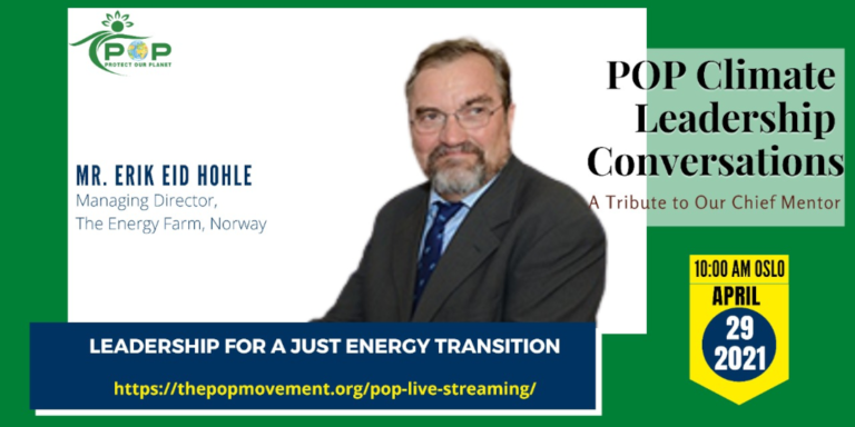 Leadership for a just energy transition with Dr. Erik Eid Hohle