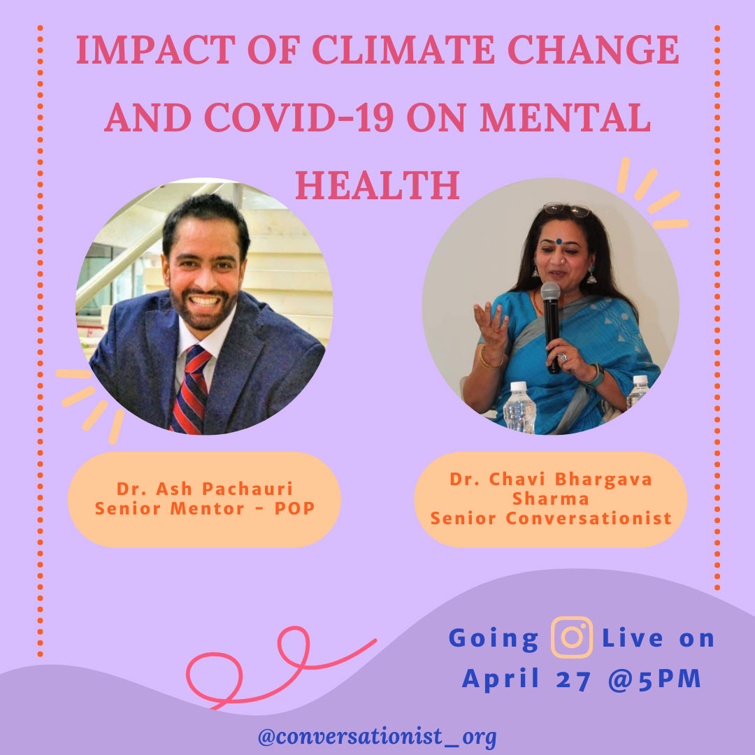 Impact of Climate Change and COVID-19 on Mental Health - The POP Movement