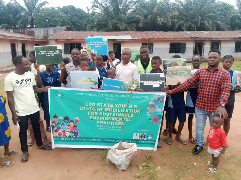 Edo State Youth and Student Mobilization for Sustainable Environmental Practices