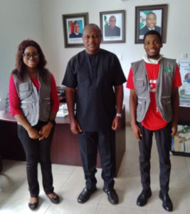 POP Nigeria visits Commissioner for Environment, Enugu, Nigeria
