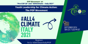Pre-Cop 26 and All4Climate - Italy 2021