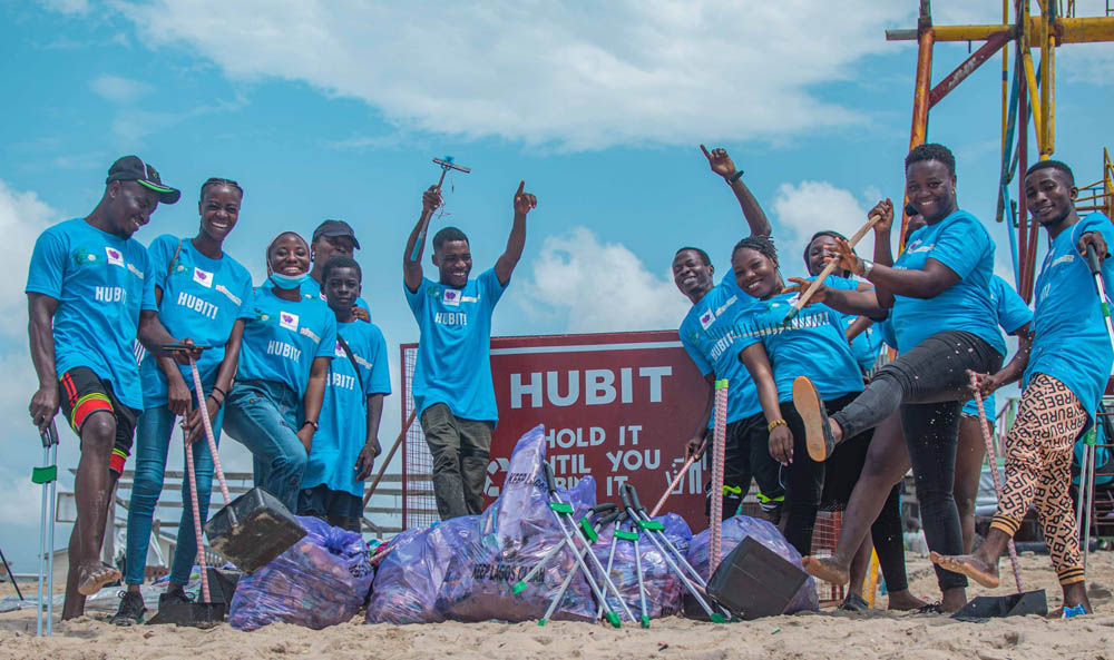 Beach cleanup at Elegushi Beach in Lagos state, southwest Nigeria (2)