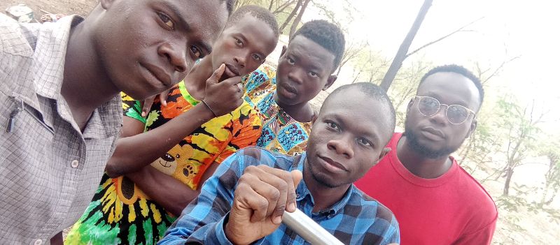 25  June-ARISTIDE ON-KEBA YAGO DERING from Chad conducting Operation _helping hand_ to the staff of the REPAR green space (cleaning, watering, planting trees, mounting flags)