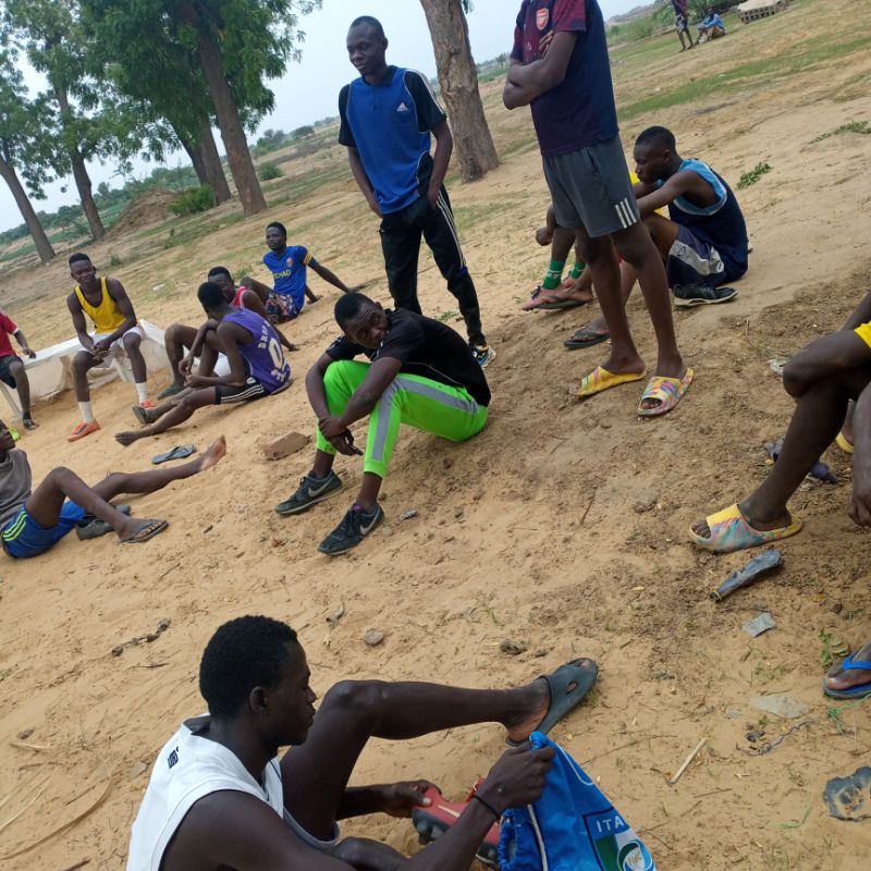 29 June - Football Match, ARISTIDE ON-KEBA YAGO DERING, Chad