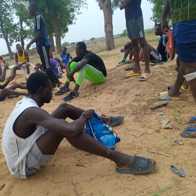 29 June - Football Match, ARISTIDE ON-KEBA YAGO DERING, Chad