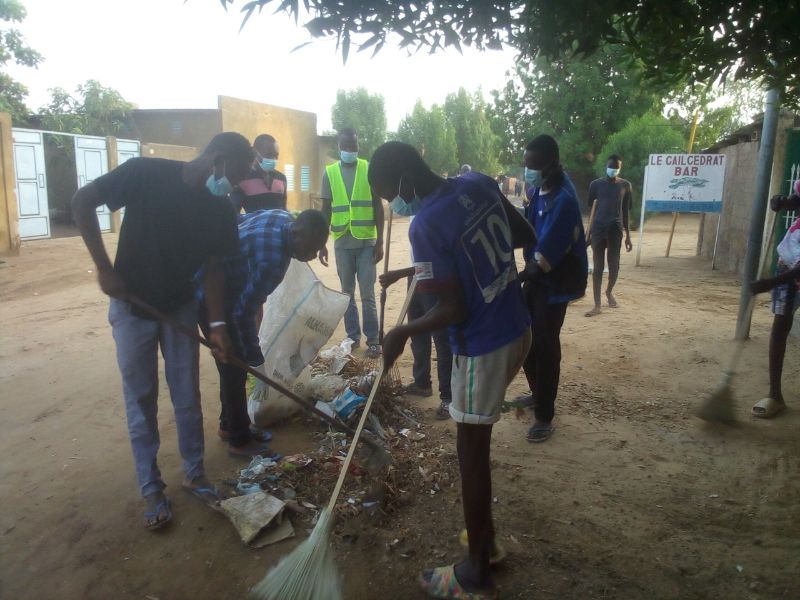 11 June -Plastic waste collection, ARISTIDE ON-KEBA YAGO DERING, Chad.