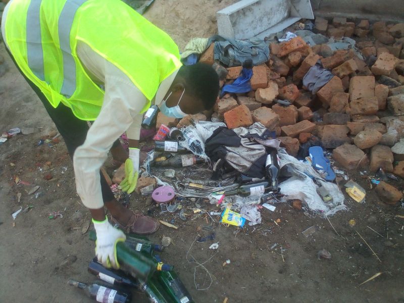 11 June -Plastic waste collection, ARISTIDE ON-KEBA YAGO DERING, Chad.