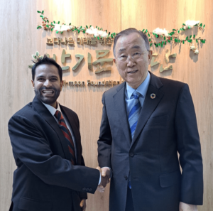 POP Senior Mentor meets with H.E. SG Ban Ki-moon