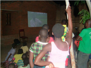 Climate sensitization through cinema shows: Malawi