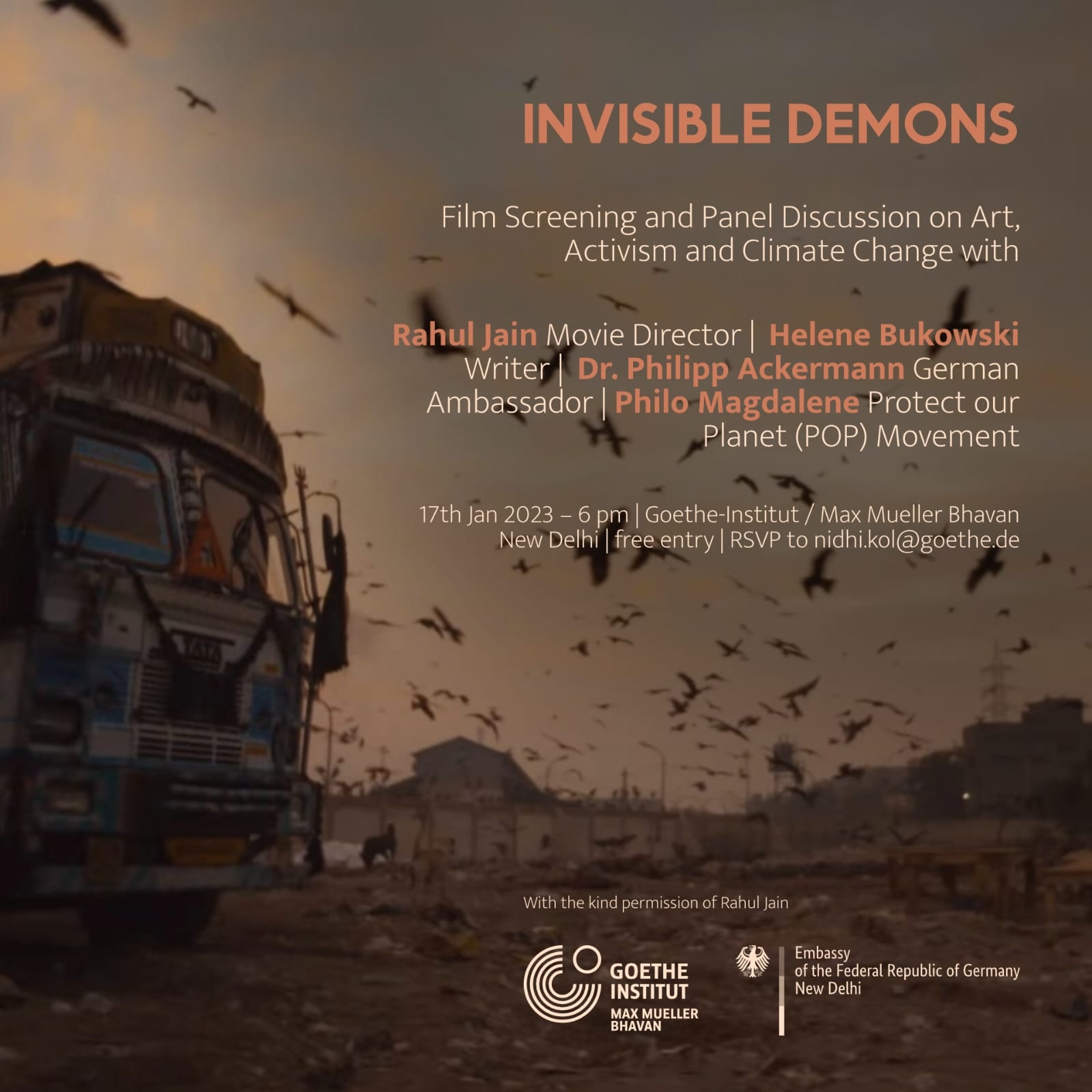 Art, Activism, and Climate Change: Film screening and panel discussion at the Goethe Institut, New Delhi