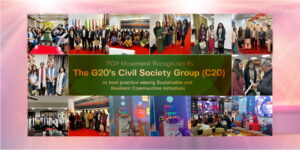 POP Movement recognized by the G20's Civil Society Group (C20) as best practice among Sustainable and Resilient Communities Initiatives