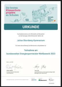 Fourth Consecutive Year: POP Germany Awarded Certificate by Energy Saving Master