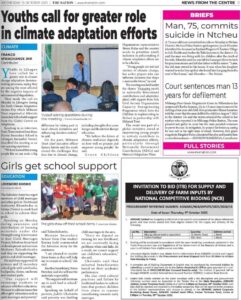 Youth Call for Greater Role in Climate Adaptation Efforts